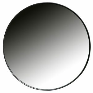 Doutzen Spiegel Metaal Zwart -Ø50cm