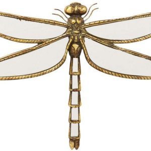 Wanddecoratie Dragonfly Spiegel - 35cm ***Tweedekansje***