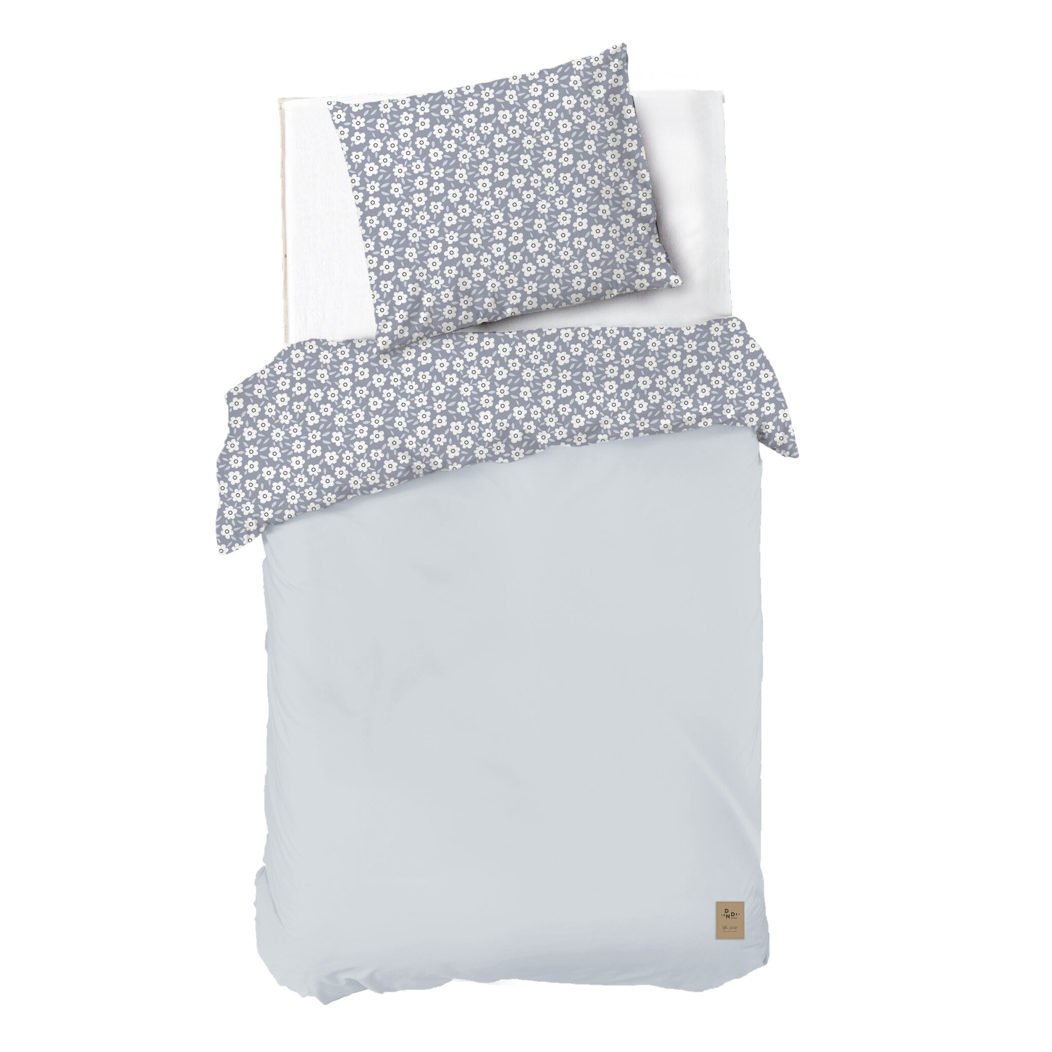 Dekbedovertrek Cute Flowers - Blauw