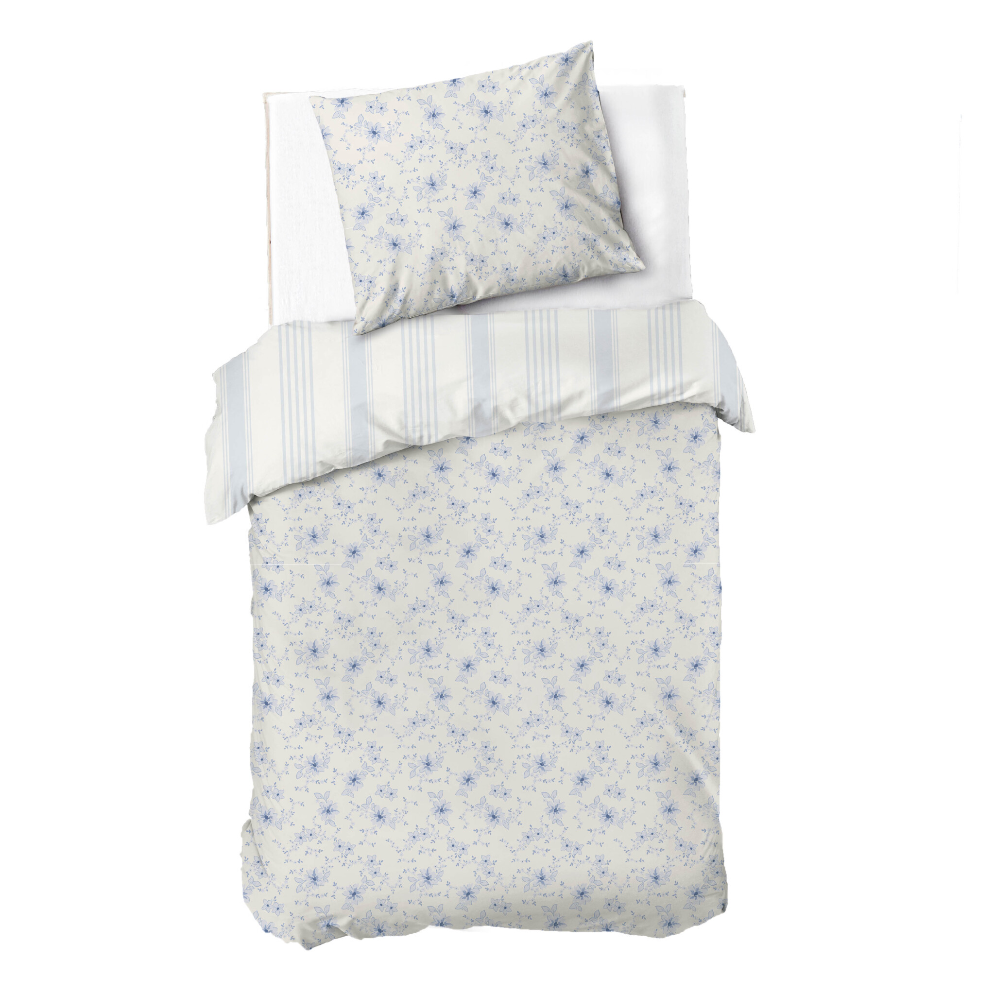 Dekbedovertrek English Breakfast - Blauw