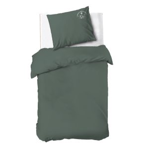 Dekbedovertrek Plain Beauty - Donkergroen