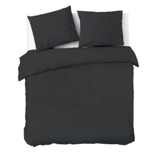 Dekbedovertrek Plain Beauty - Zwart