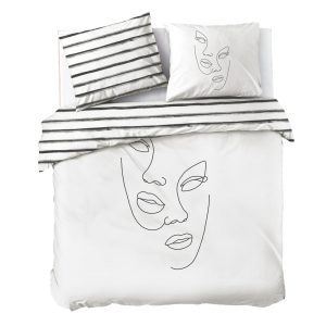 Dekbedovertrek Tender Tattoo - Wit