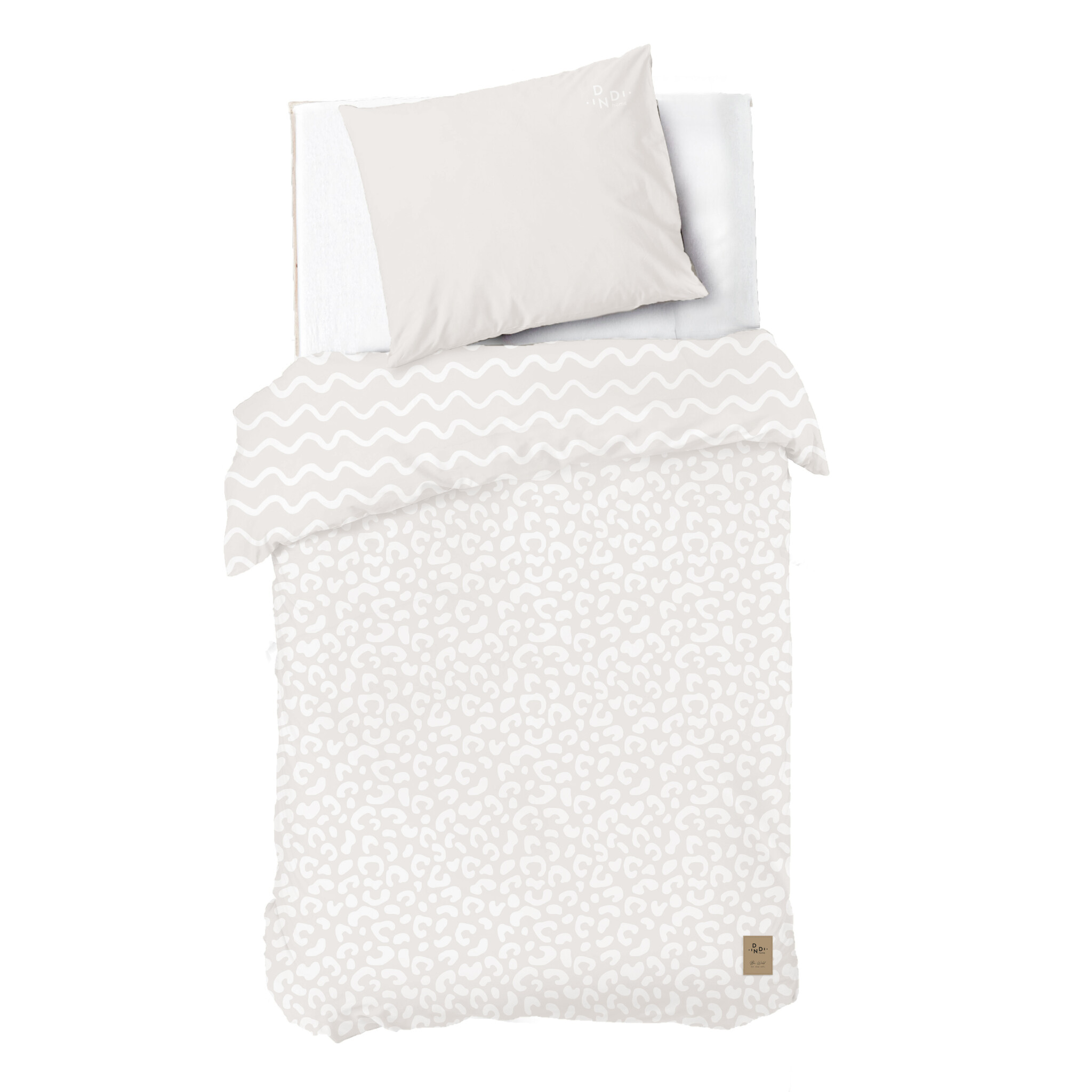 Dekbedovertrek Waves of Love - Naturel
