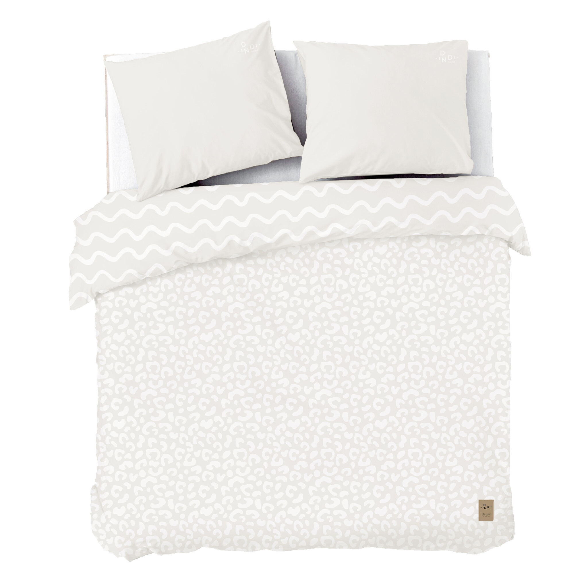 Dekbedovertrek Waves of Love - Naturel