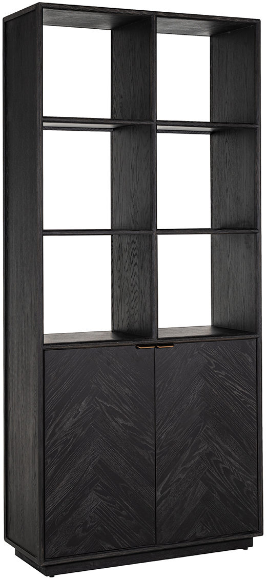 Boekenkast Blackbone 2-deuren - Brass